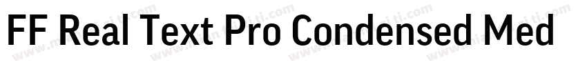 FF Real Text Pro Condensed Medium字体转换